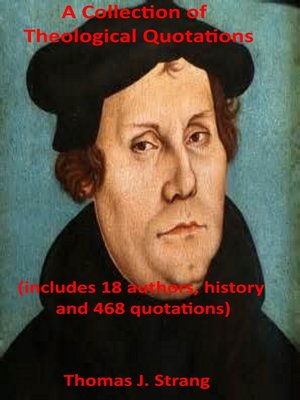 cover image of A Collection of Theological Quotations